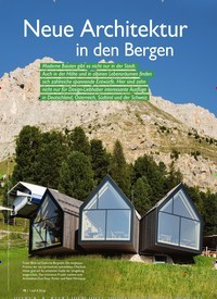 Titelbild der Ausgabe 3/2022 von Neue Architektur in den Bergen. Zeitschriften als Abo oder epaper bei United Kiosk online kaufen.
