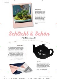 Titelbild der Ausgabe 1/2019 von Schlicht & Schön: Für Sie entdeckt. Zeitschriften als Abo oder epaper bei United Kiosk online kaufen.