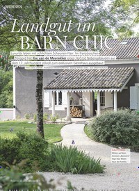 Titelbild der Ausgabe 9/2019 von WOHNEN: Landgut im BARN CHIC. Zeitschriften als Abo oder epaper bei United Kiosk online kaufen.