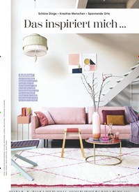 Titelbild der Ausgabe 1/2021 von inspiration: Das inspiriert mich …. Zeitschriften als Abo oder epaper bei United Kiosk online kaufen.