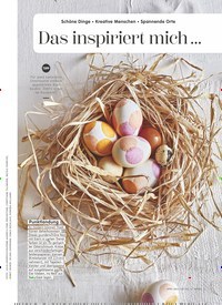 Titelbild der Ausgabe 4/2022 von Das inspiriert mich …. Zeitschriften als Abo oder epaper bei United Kiosk online kaufen.