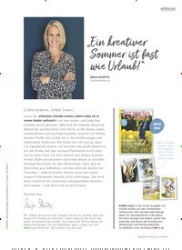 Titelbild der Ausgabe 6/2022 von "Ein kreativer Sommer ist fast wie Urlaub!“. Zeitschriften als Abo oder epaper bei United Kiosk online kaufen.