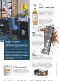 Titelbild der Ausgabe 11/2019 von MAGAZIN: GENUSS: Mit Buch und Becher. Zeitschriften als Abo oder epaper bei United Kiosk online kaufen.