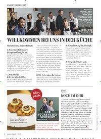 Titelbild der Ausgabe 1/2020 von UNSER VERSPRECHEN: WILLKOMMEN BEI UNS IN DER KÜCHE. Zeitschriften als Abo oder epaper bei United Kiosk online kaufen.
