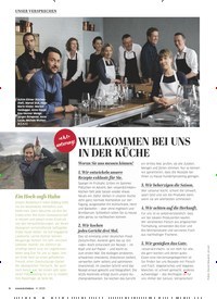 Titelbild der Ausgabe 4/2020 von UNSER VERSPRECHEN: WILLKOMMEN BEI UNS IN DER KÜCHE. Zeitschriften als Abo oder epaper bei United Kiosk online kaufen.