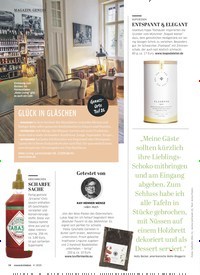 Titelbild der Ausgabe 4/2020 von MAGAZIN: GENUSS: KÜCHE: UNTERWEGS: TISCH. Zeitschriften als Abo oder epaper bei United Kiosk online kaufen.