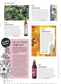 Titelbild der Ausgabe 11/2020 von MAGAZIN: GESUND. Zeitschriften als Abo oder epaper bei United Kiosk online kaufen.
