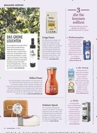 Titelbild der Ausgabe 7/2022 von MAGAZIN: GENUSS. Zeitschriften als Abo oder epaper bei United Kiosk online kaufen.