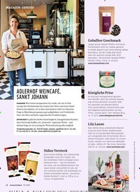 Titelbild der Ausgabe 10/2024 von ADLERHOF WEINCAFÉ, SANKT JOHANN. Zeitschriften als Abo oder epaper bei United Kiosk online kaufen.