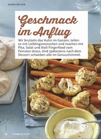 Titelbild der Ausgabe 10/2019 von HUHN FÜR VIER: Geschmack im Anflug. Zeitschriften als Abo oder epaper bei United Kiosk online kaufen.