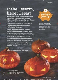Titelbild der Ausgabe 11/2022 von Liebe Leserin, lieber Leser!. Zeitschriften als Abo oder epaper bei United Kiosk online kaufen.