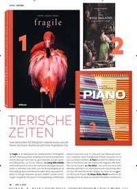 Titelbild der Ausgabe 4/2020 von BÜCHER: TIERISCHE ZEITEN. Zeitschriften als Abo oder epaper bei United Kiosk online kaufen.