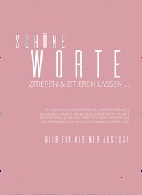 Titelbild der Ausgabe 1/2020 von SCHÖNE WORTE ZITIEREN & ZITIEREN LASSEN …. Zeitschriften als Abo oder epaper bei United Kiosk online kaufen.