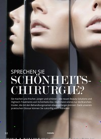 Titelbild der Ausgabe 1/2020 von SPRECHEN SIE SCHÖNHEITSCHIRURGIE?. Zeitschriften als Abo oder epaper bei United Kiosk online kaufen.