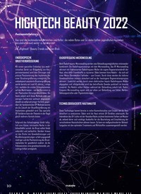 Titelbild der Ausgabe 3/2022 von HIGHTECH BEAUT Y 2022. Zeitschriften als Abo oder epaper bei United Kiosk online kaufen.
