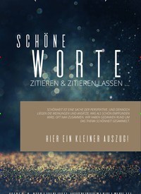 Titelbild der Ausgabe 4/2022 von SCHÖNE WORTE ZITIEREN & ZITIEREN LASSEN …. Zeitschriften als Abo oder epaper bei United Kiosk online kaufen.