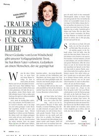 Titelbild der Ausgabe 4/2021 von Meinung: KASIA SPRICHT KLARTEXT: „TRAUER IST DER PREIS FÜR GROSSE LIEBE“. Zeitschriften als Abo oder epaper bei United Kiosk online kaufen.