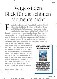 Titelbild der Ausgabe 6/2022 von Vergesst den Blick für die schönen Momente nicht. Zeitschriften als Abo oder epaper bei United Kiosk online kaufen.
