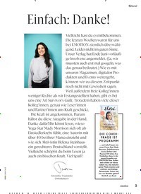 Titelbild der Ausgabe 10/2023 von Einfach: Danke!. Zeitschriften als Abo oder epaper bei United Kiosk online kaufen.
