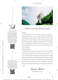 Titelbild der Ausgabe 1/2022 von Liebe Leserin, lieber Leser,. Zeitschriften als Abo oder epaper bei United Kiosk online kaufen.