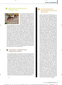 Titelbild der Ausgabe 12/2018 von ABSCHIED VON DEN MULTI-SPIELEN WEG. Zeitschriften als Abo oder epaper bei United Kiosk online kaufen.