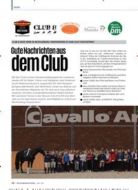 Titelbild der Ausgabe 2/2019 von SPORT: CLUB 8 SERIE WIRD IN MECKLENBURG-VORPOMMERN IM JAHR 2019 FORTGEFÜHRT: Gute Nachrichten aus dem Club. Zeitschriften als Abo oder epaper bei United Kiosk online kaufen.