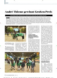 Titelbild der Ausgabe 3/2019 von André Thieme gewinnt Großen Preis. Zeitschriften als Abo oder epaper bei United Kiosk online kaufen.