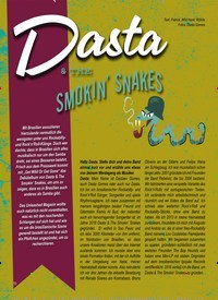 Titelbild der Ausgabe 25/2020 von Dasta & THE SMOKIN’ SNAKES. Zeitschriften als Abo oder epaper bei United Kiosk online kaufen.