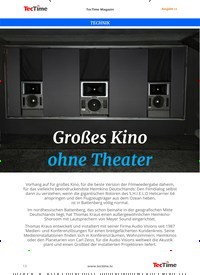 Titelbild der Ausgabe 12/2019 von TECHNIK:Großes Kino ohne Theater. Zeitschriften als Abo oder epaper bei United Kiosk online kaufen.