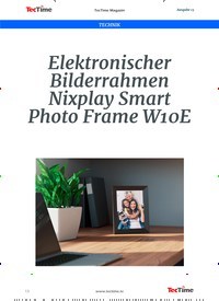 Titelbild der Ausgabe 13/2019 von TECHNIK: Elektronischer Bilderrahmen Nixplay Smart Photo Frame W 10E. Zeitschriften als Abo oder epaper bei United Kiosk online kaufen.