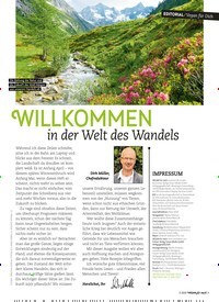 Titelbild der Ausgabe 3/2022 von WILLKOMMEN in der Welt des Wandels. Zeitschriften als Abo oder epaper bei United Kiosk online kaufen.