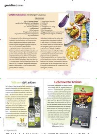 Titelbild der Ausgabe 4/2022 von genießen I news. Zeitschriften als Abo oder epaper bei United Kiosk online kaufen.