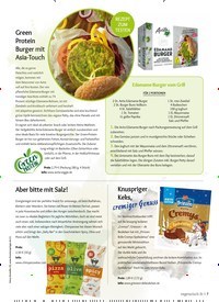 Titelbild der Ausgabe 6/2022 von Green Protein Burger mit Asia-Touch. Zeitschriften als Abo oder epaper bei United Kiosk online kaufen.