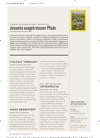 Titelbild der Ausgabe 2/2022 von Jenseits ausgetretener Pfade. Zeitschriften als Abo oder epaper bei United Kiosk online kaufen.