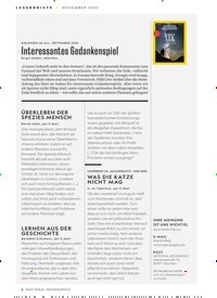 Titelbild der Ausgabe 11/2022 von Interessantes Gedankenspiel. Zeitschriften als Abo oder epaper bei United Kiosk online kaufen.