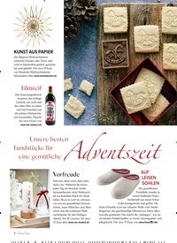 Titelbild der Ausgabe 6/2023 von Adventszeit. Zeitschriften als Abo oder epaper bei United Kiosk online kaufen.
