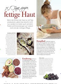 Titelbild der Ausgabe 3/2018 von 10 Tipps gegen: fettige Haut. Zeitschriften als Abo oder epaper bei United Kiosk online kaufen.