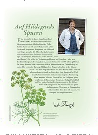 Titelbild der Ausgabe 1/2019 von Auf Hildegards Spuren. Zeitschriften als Abo oder epaper bei United Kiosk online kaufen.