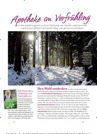 Titelbild der Ausgabe 1/2019 von Apotheke im Vorfrühli ng. Zeitschriften als Abo oder epaper bei United Kiosk online kaufen.