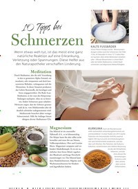 Titelbild der Ausgabe 1/2019 von 10 Tipps bei Schmerzen. Zeitschriften als Abo oder epaper bei United Kiosk online kaufen.