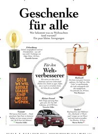 Titelbild der Ausgabe 12/2018 von Geschenke für alle. Zeitschriften als Abo oder epaper bei United Kiosk online kaufen.
