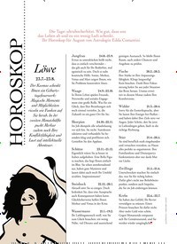Titelbild der Ausgabe 8/2019 von HOROSKOP. Zeitschriften als Abo oder epaper bei United Kiosk online kaufen.