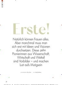 Titelbild der Ausgabe 10/2020 von Erste!. Zeitschriften als Abo oder epaper bei United Kiosk online kaufen.