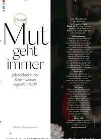 Titelbild der Ausgabe 4/2021 von Change!: Mut geht immer. Zeitschriften als Abo oder epaper bei United Kiosk online kaufen.