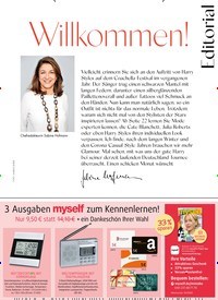 Titelbild der Ausgabe 6/2023 von Willkommen!. Zeitschriften als Abo oder epaper bei United Kiosk online kaufen.