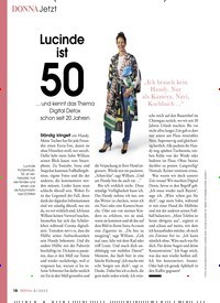 Titelbild der Ausgabe 8/2022 von Lucinde ist 50. Zeitschriften als Abo oder epaper bei United Kiosk online kaufen.