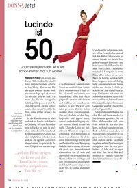 Titelbild der Ausgabe 9/2022 von Lucinde ist 50. Zeitschriften als Abo oder epaper bei United Kiosk online kaufen.