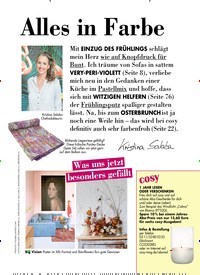 Titelbild der Ausgabe 2/2022 von Alles in Farbe. Zeitschriften als Abo oder epaper bei United Kiosk online kaufen.