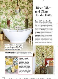 Titelbild der Ausgabe 3/2022 von Disco-Vibes und Glanz für die Hütte. Zeitschriften als Abo oder epaper bei United Kiosk online kaufen.