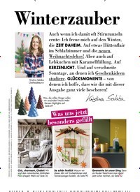Titelbild der Ausgabe 6/2022 von Winterzauber. Zeitschriften als Abo oder epaper bei United Kiosk online kaufen.